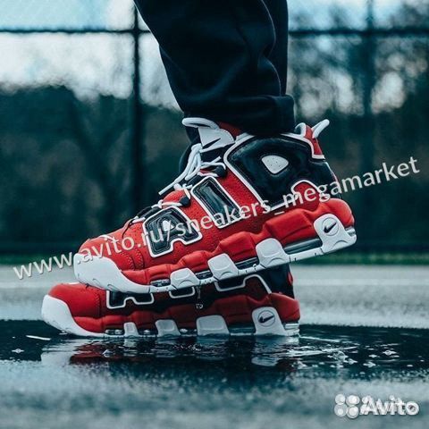 Кроссовки Nike Air More Uptempo Red (36-45) Кроссовки Nike Air More Uptempo Red (36-45)