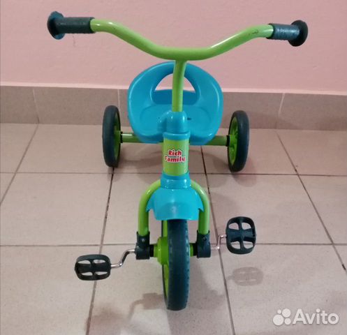 Велосипед детский трёхколёсный