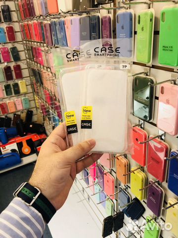 Прозрачный чехол на iPhone 7 Plus