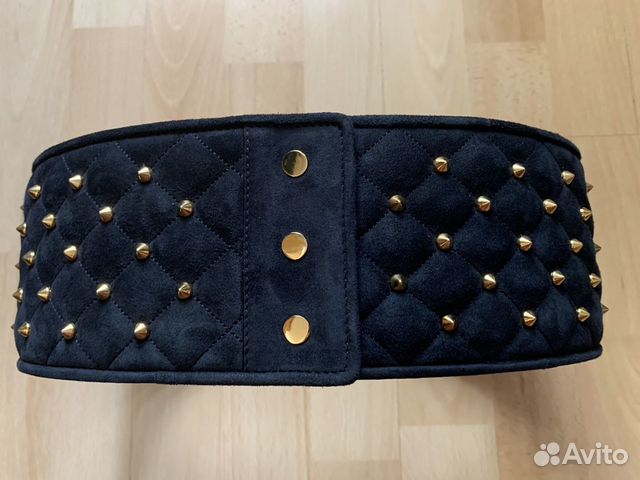 Оригинал Robetro Cavalli широкий замшевый пояс