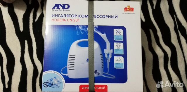 Компрессорный ингалятор (небулайзер) AND CN-231 Компрессорный ингалятор (небулайзер) AND CN-231
