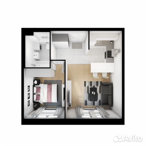 1-к квартира, 39.4 м², 3/11 эт.