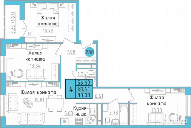 Купить Квартиру Киров Авито 1 Комнатную Метроград