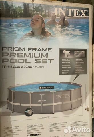Каркасный бассейн 366х99 intex