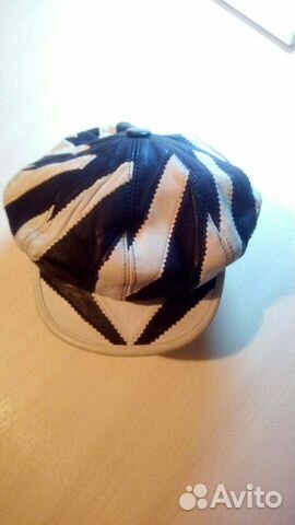 Кепка из натуральной кожи