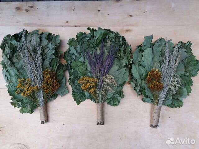 Веники для бани дубовые