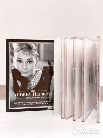 Коллекция фильмов dvd с Одри Хепбёрн на английском