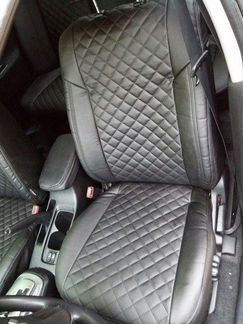 Модельные чехлы Мицубиси Лансер 9 из экокожи