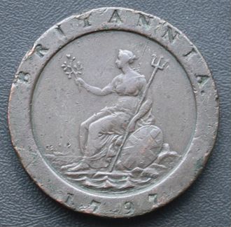 2 пенни.Великобритания