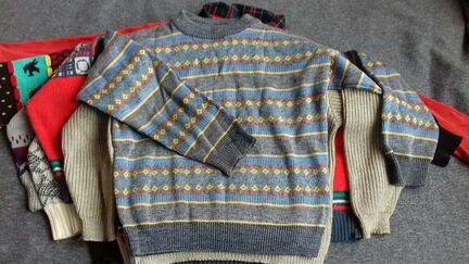 Осенние кофточки и поло.Цветные