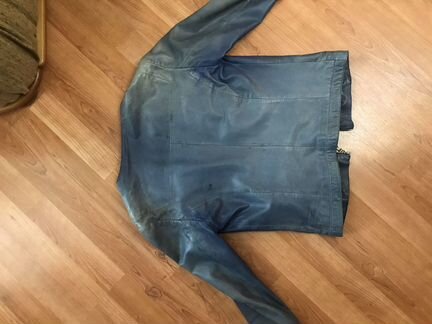 Кожаная куртка Massimo dutti