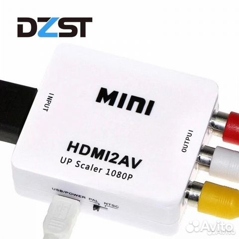 Адаптер Hdmi RCA (тюльпаны) переходник