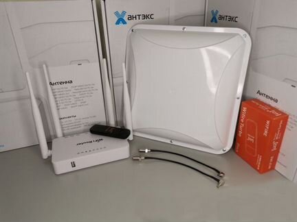 Компект 4G интернета для дома с внешней антенной