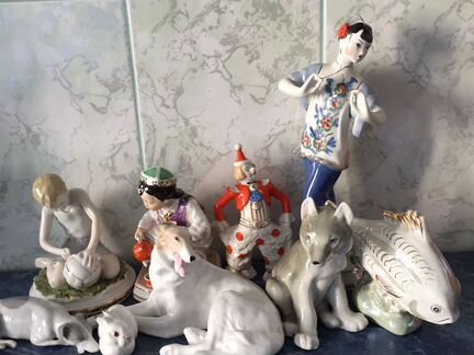 Фарфоровые статуэтки времен СССР