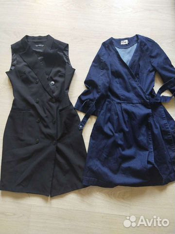 Вещи женские 44-46 (платья, брюки, жилеты, кожанка