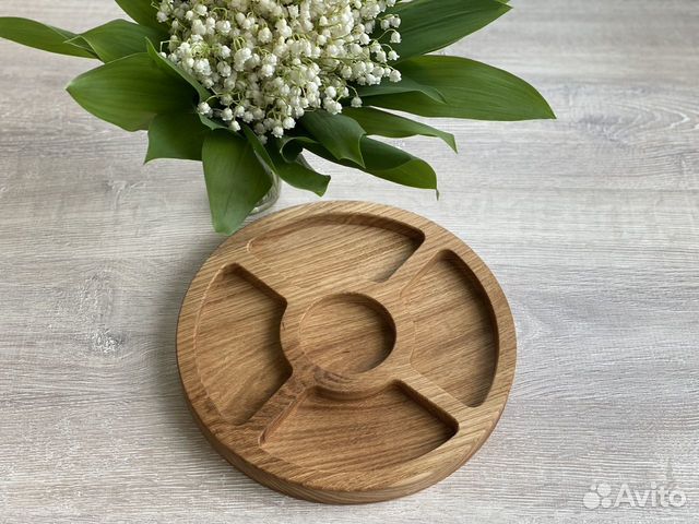 Менажница из цельного массива Дуба