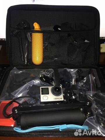 Экшн камера GoPro hero 4 Black Edition+аксессуары