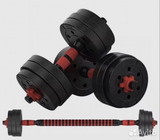 Гантели разборные 40 кг + штанга