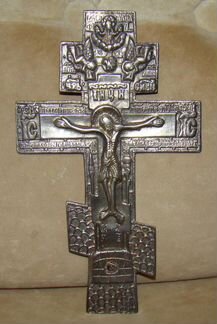 Киотный крест староверческий Гуслицы 19 век