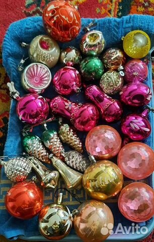 Ёлочные игрушки СССР