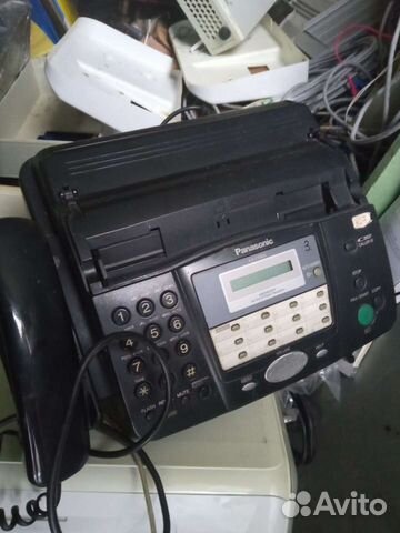 Факс Panasonic панасоник с приветом из 90-ых рабоч