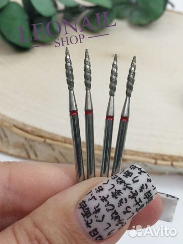 Фреза алмазная Торнадо с красной насечкой (Китай)