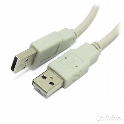 Кабель USB2.0 тип А(m) -A(m) 1,8м. #44259