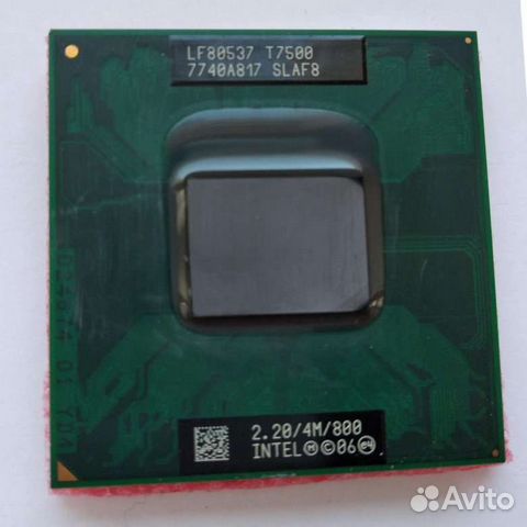 Процессор для ноутбука Core i5, Core i7, Core2Duo
