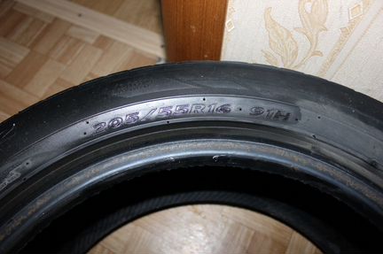 Шины 205/55 R16 Hankook летние, бу