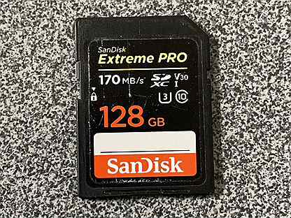 SD Sandisk Extreme Pro 128Gb 170Mb/s