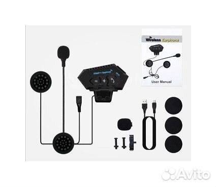 Bluetooth гарнитура на мотошлем