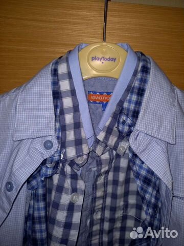 Летние рубашки, джинсы, джинсовки 134-140