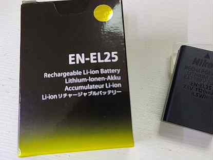 Аккумулятор Nikon EN-EL25 новый в упаковке