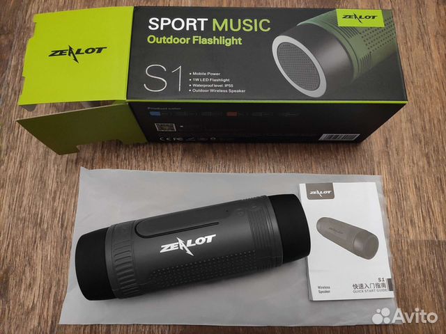 Легендарная блютус велоколонка Zealot S1 (новая)