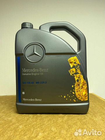 Масло моторное Mercedes Benz 5w40 5 л