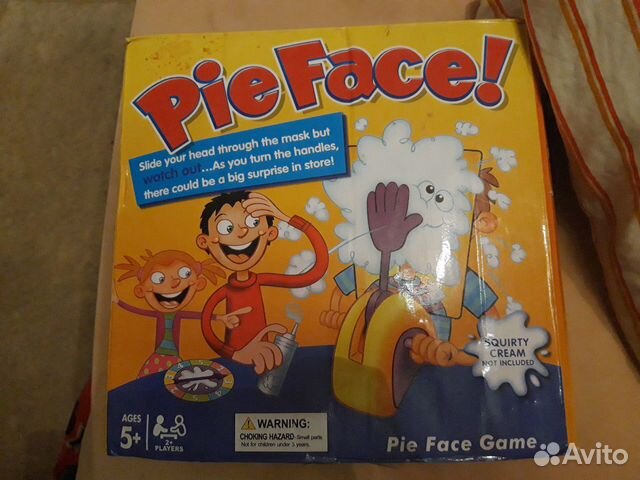 Игра пирог в лицо