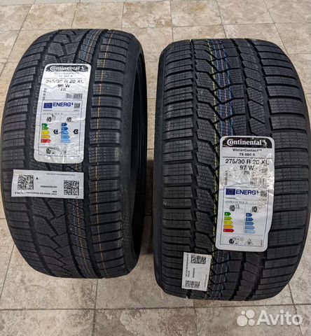 Continental ContiWinterContact TS 860S 275/30 R20 и 245/35 R20