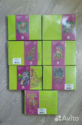 Деревянные фигурные пазлы