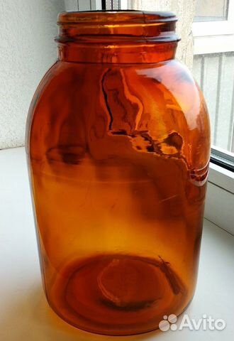 Банка аптечная коричневое стекло 2 литра