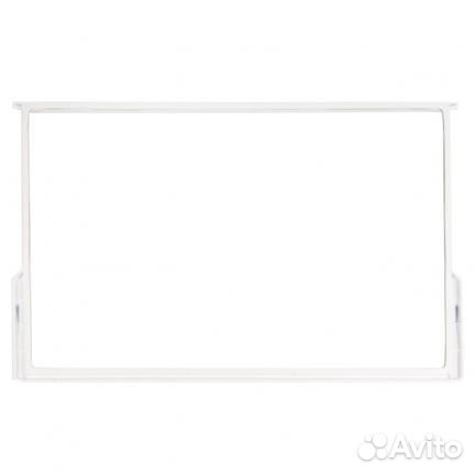 Полка стеклянная с обрамлением для холодильников М