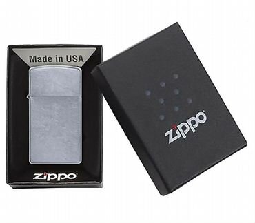 Зажигалка Zippo 1607 Slim Оригинал Новая