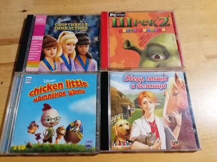 CD диски, детские игры