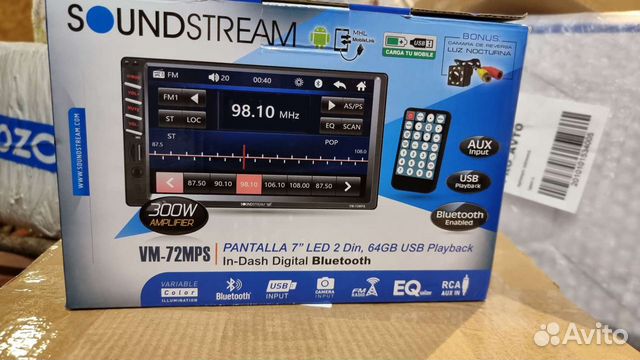 Магнитола soundstream vm 72mps подключить