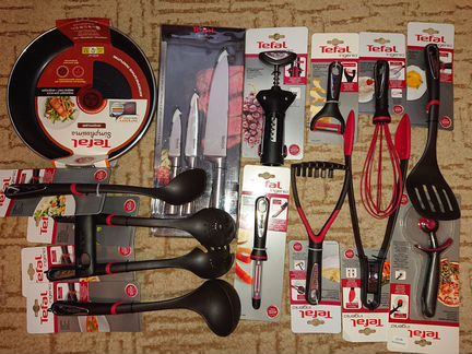 Кухонная утварь Tefal Ingenio и ножи