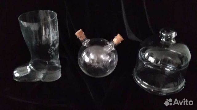 Стеклянная прозрачная посуда