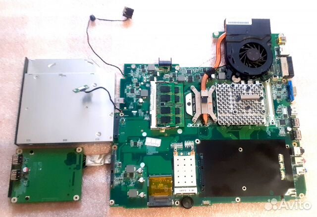 Материнская плата Acer Aspire 7530 в комплекте