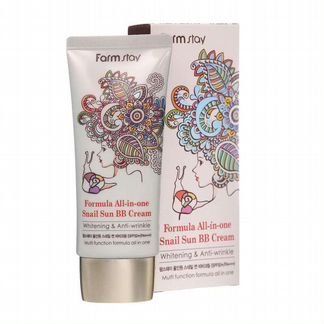 Farmstay ALL-IN ONE snail SUN BB cream многофункци