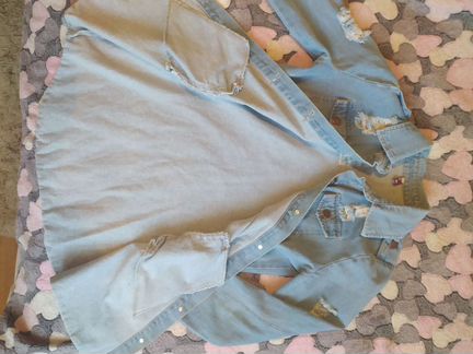 Женская джинсовая куртка 42-44