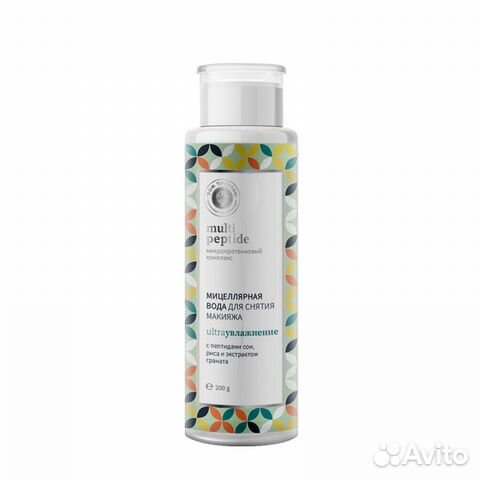 Мицеллярная вода Ультраувлажнение с пептидам сои и