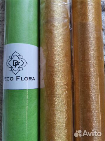 Флористическая органза, фетр для творчества